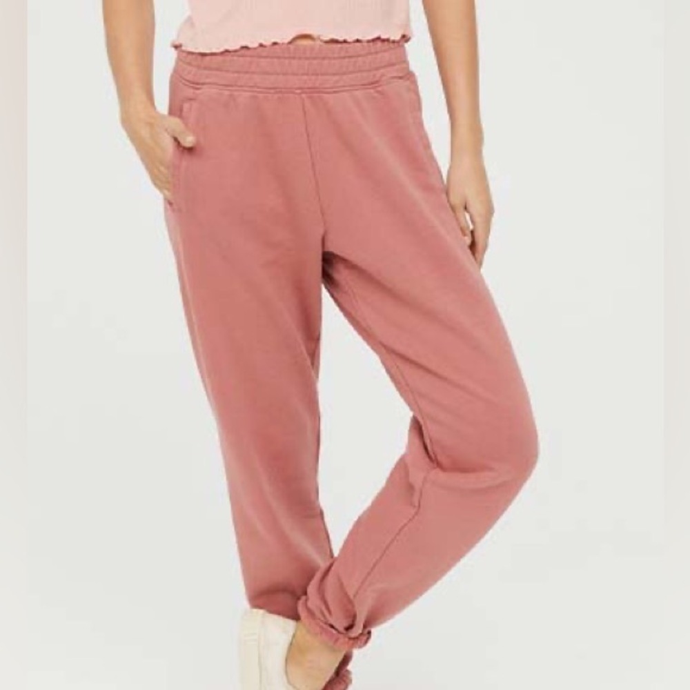 Aerie Offline Jogger Sweatpants Size XS Pink Mauve